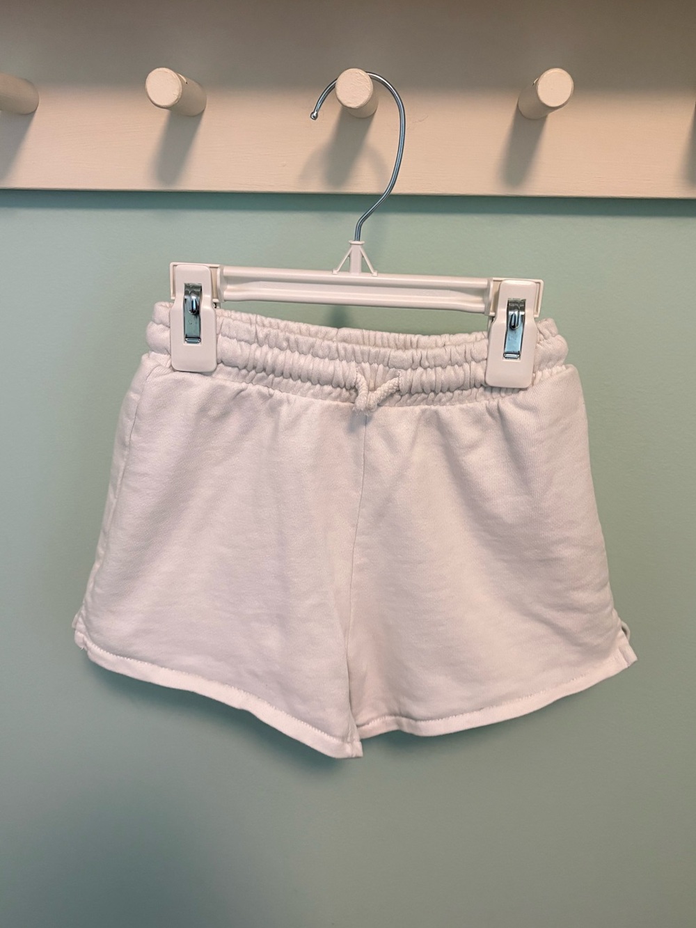 Zara White Plush Shorts